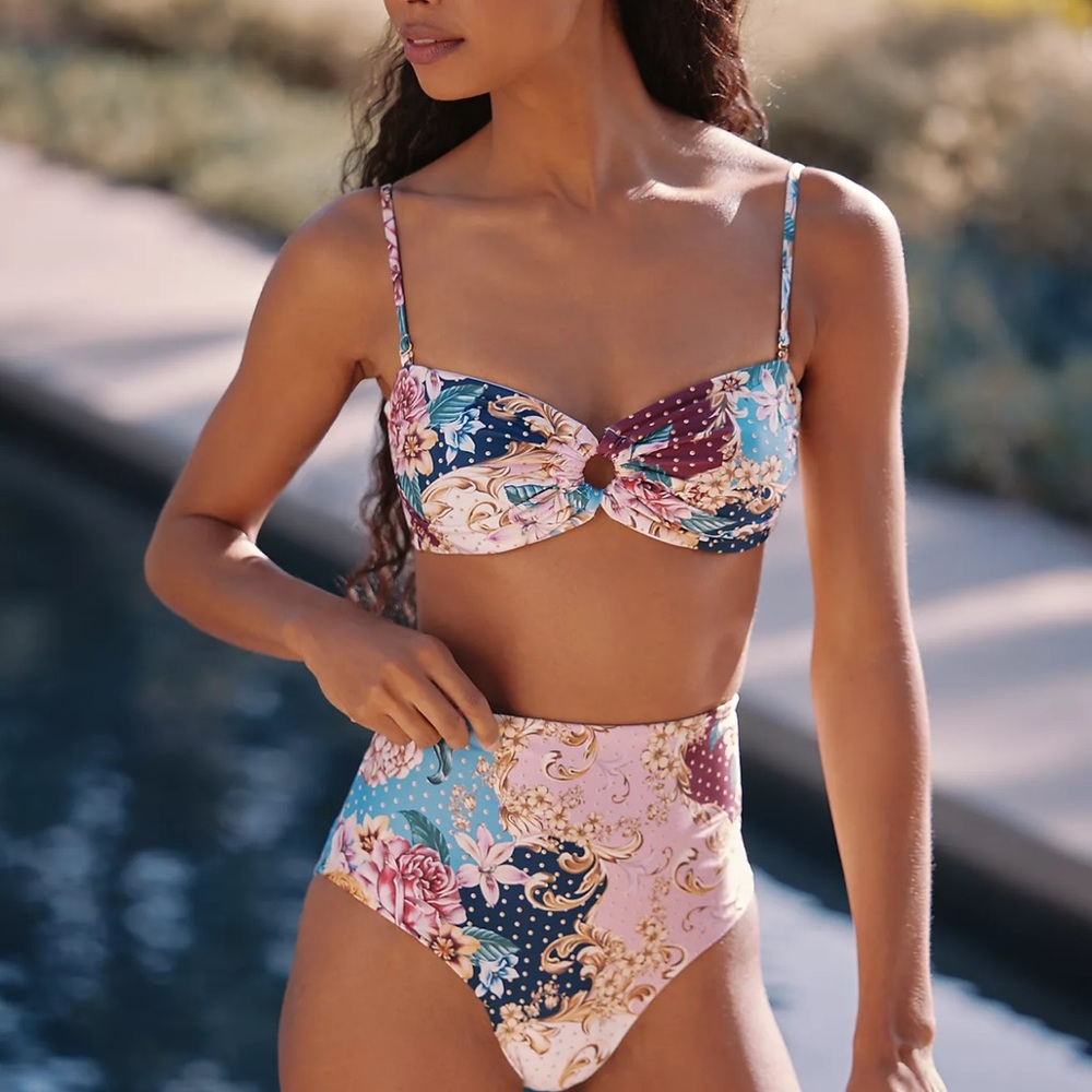 Floral Print Bikini Set